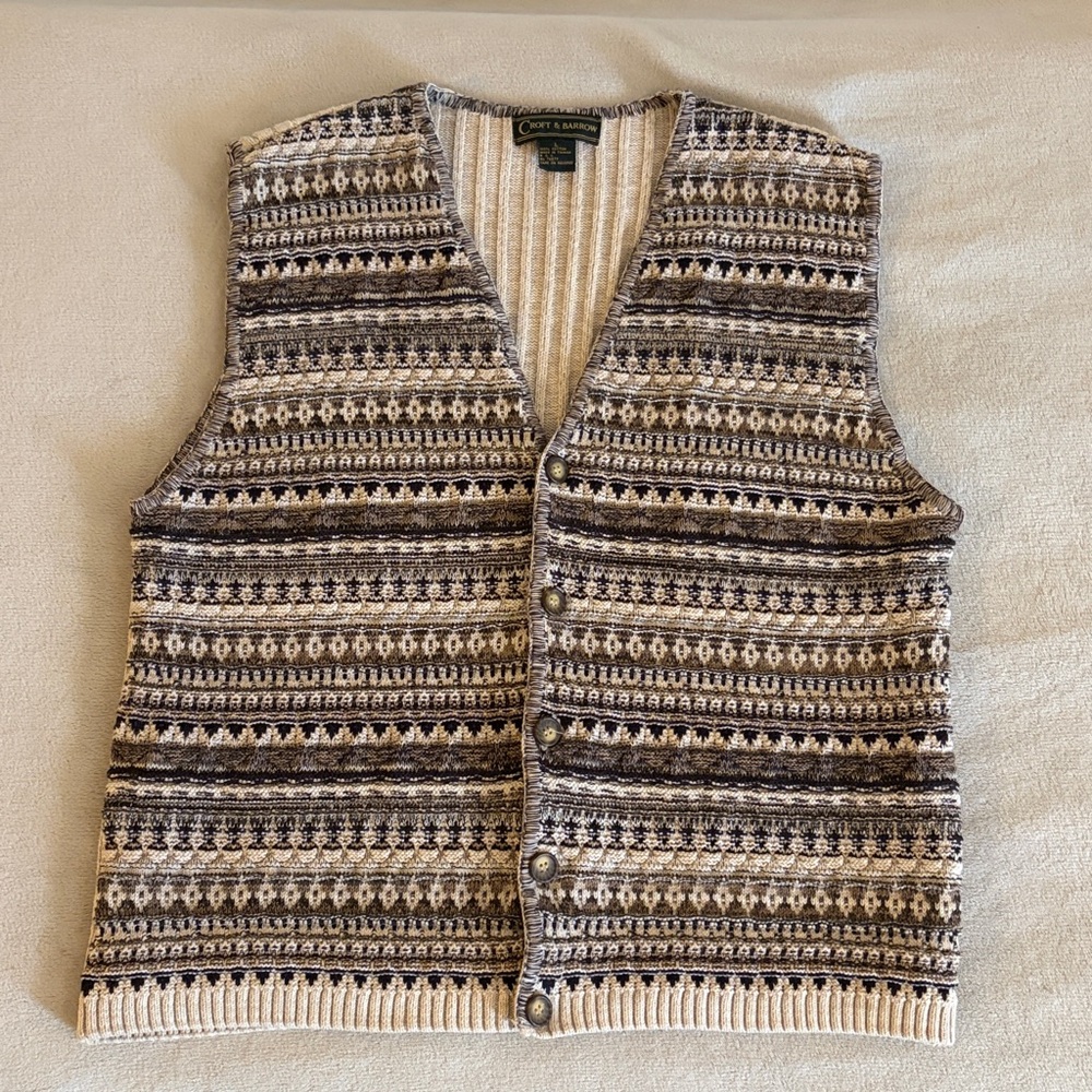 CROFT & BARROW sweater vest